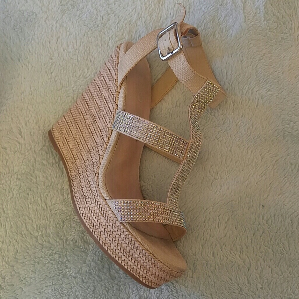 Sparkly wedges